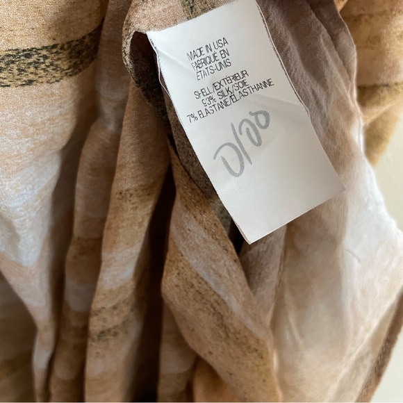 HELMUT LANG silk spray stripe chiffon top - Picture 4 of 4